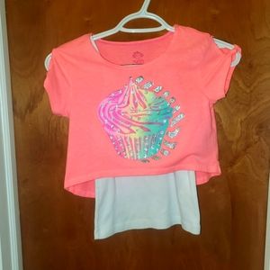 Girl's Bright Cupcake Garanimals Top